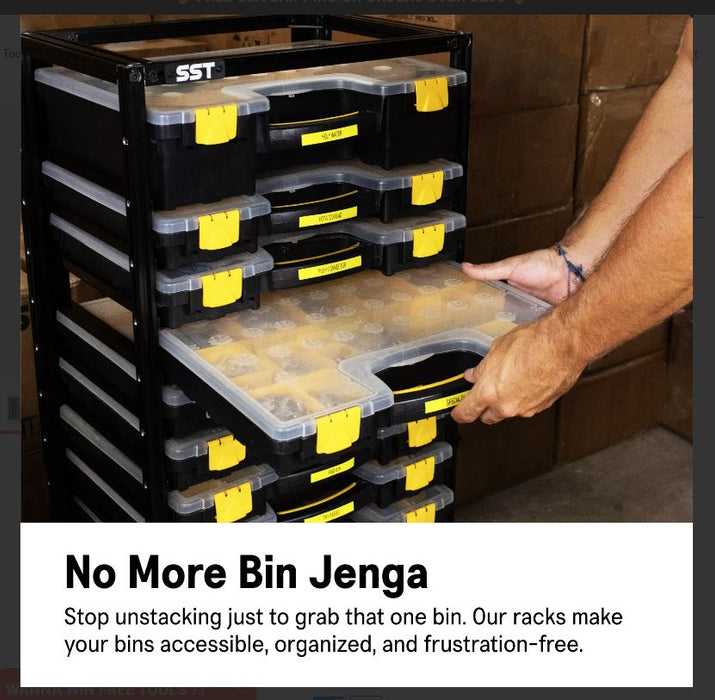 SST036-950x425  Parts Bin Organizer (950mm , 14 Bin)
