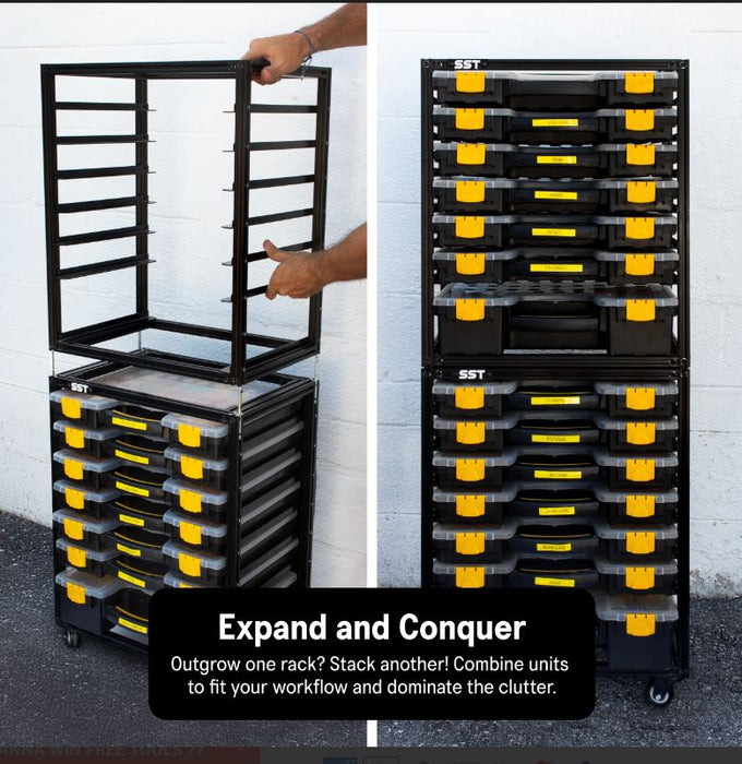 SST036-560x425  Parts Bin Organizer (560mm , 8 Bin)