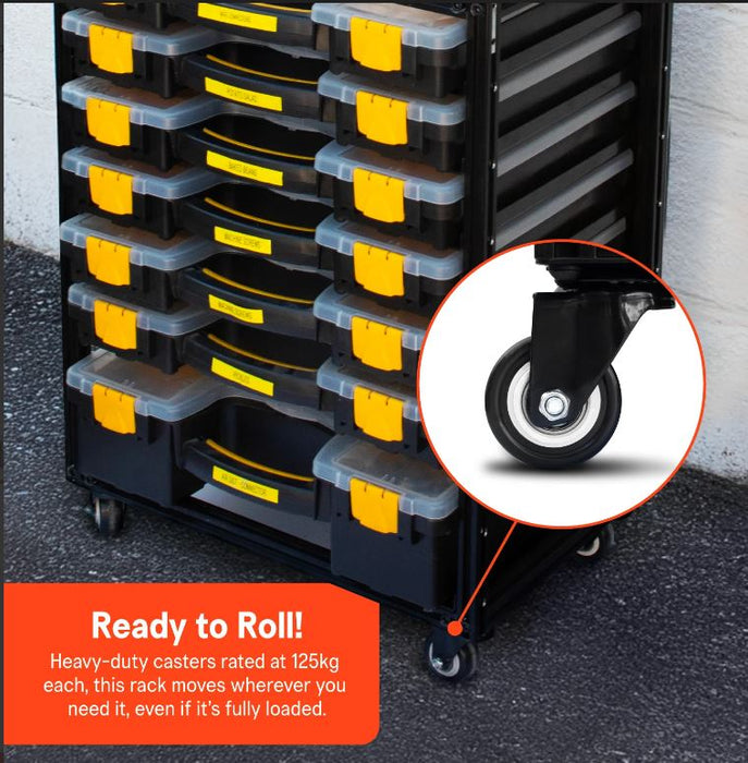 SST036-950x425  Parts Bin Organizer (950mm , 14 Bin)