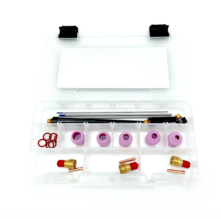 Weldmonger® Gas Lens Kit #9,20 style torches