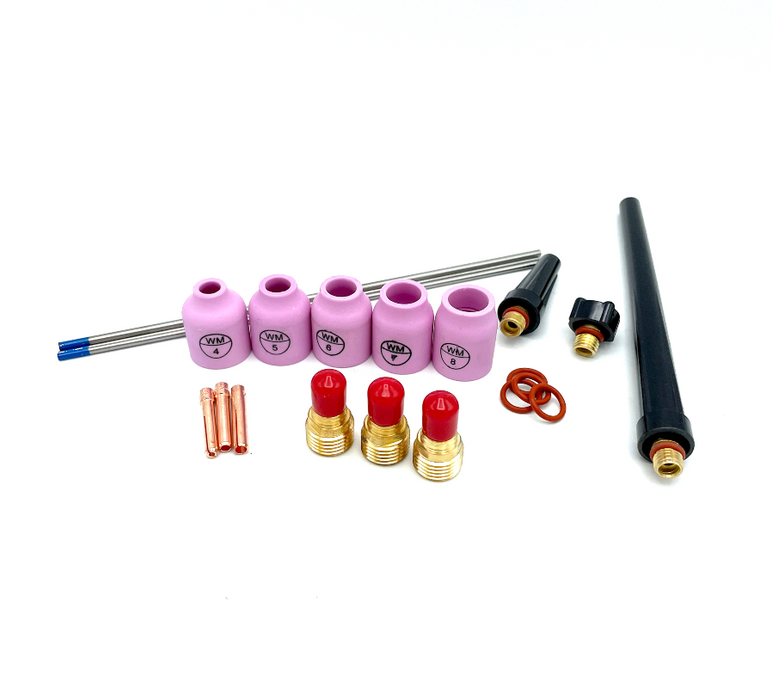 Weldmonger® Gas Lens Kit #9,20 style torches
