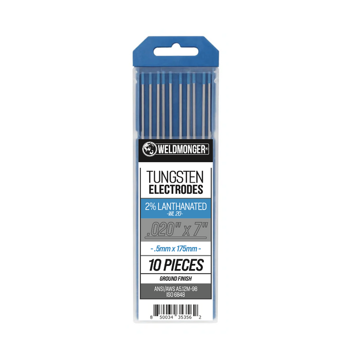Weldmonger® 2% Lanthanated Tungsten, 10/PK