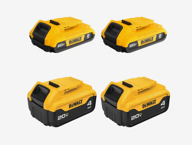 DeWalt 20V MAX Battery (4 PK) DCB324-4