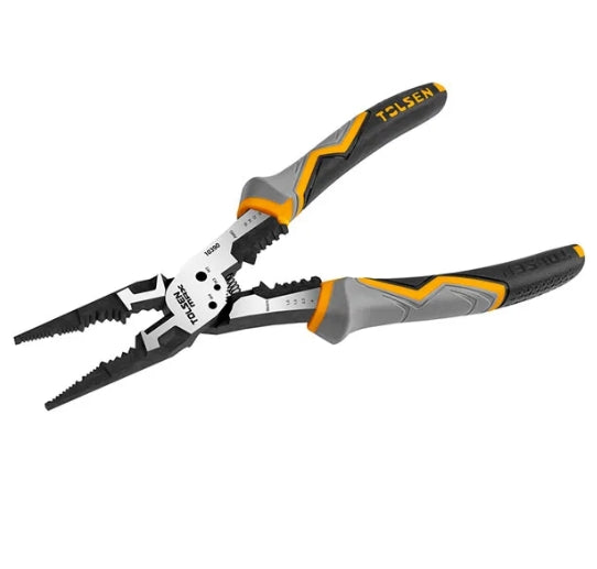 Tolsen 10390 9″ 10-in-1  Multi-Function Long Nose Pliers