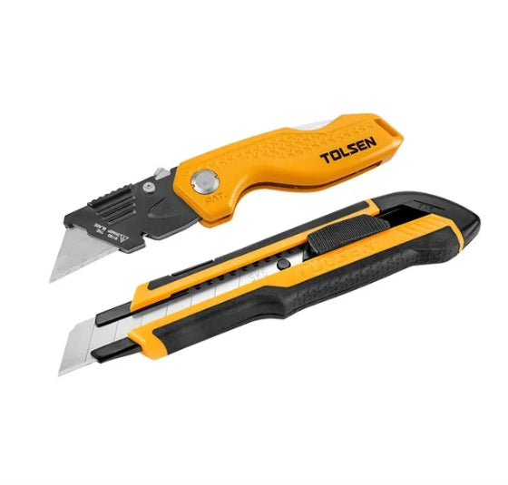 Tolsen 2-Pc Utility Knife Set