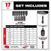 Milwaukee 49-66-6800 17PC SHOCKWAVE™ Impact Duty Socket 3/8” Drive SAE Set with PACKOUT™