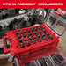 Milwaukee 49-66-6800 17PC SHOCKWAVE™ Impact Duty Socket 3/8” Drive SAE Set with PACKOUT™