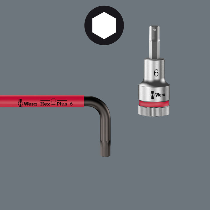 Wera 3950/9 Hex-Plus Multicolour HF Stainless 1 L-key set, metric, stainless steel, with holding function, 9 pieces 05022699001, view 9