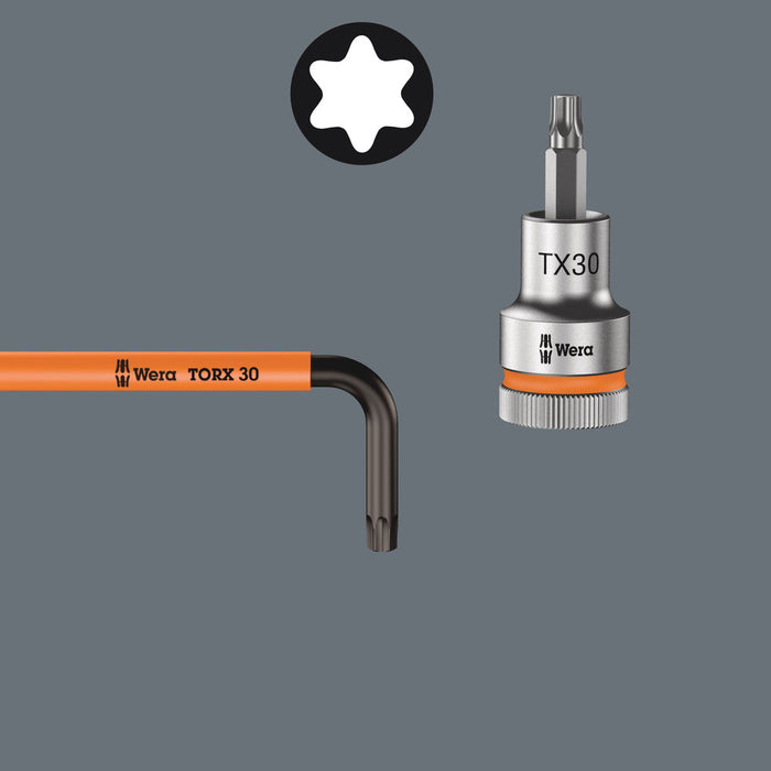 Wera 967 SXL HF TORX® L-key Multicolour with holding function, long, TX 8 x 90 mm - Pack of 10 05024471001, view 5