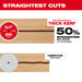 Milwaukee 48-40-0742 7-1/4" 24T Thick Kerf Framing Circular Saw Blade (2 PK)