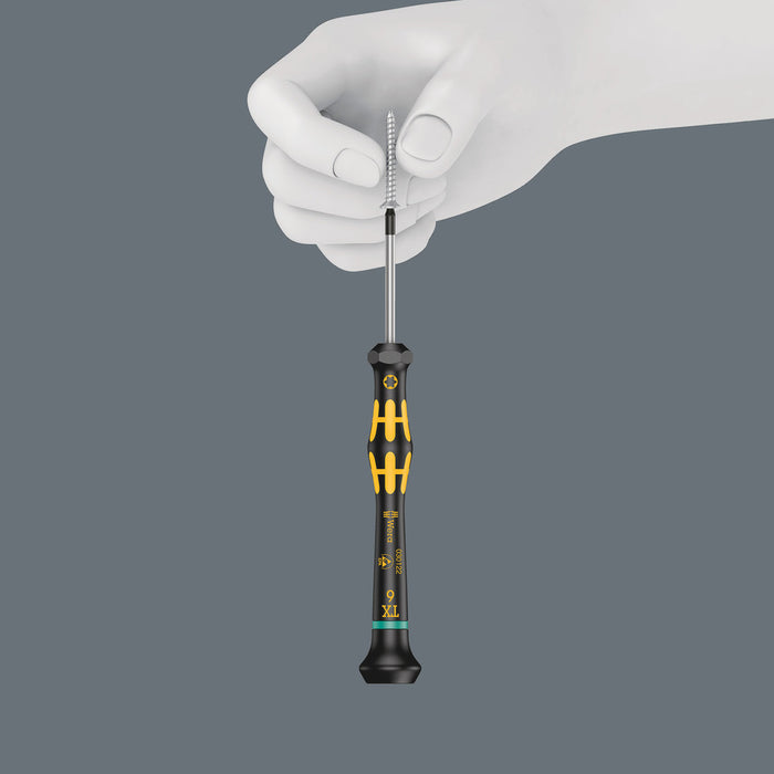 Wera 1567 TORX® HF ESD Kraftform Micro screwdriver with holding function for TORX® screws, TX 9 x 60 mm 05030405001, view 4