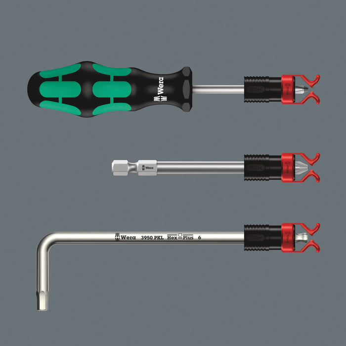 Wera 1441 SB Screw gripper attachment for screwdriver blades, long bits and L-keys, with holding function for screws, 4.5-6 x 41 mm 05073681001, view 7