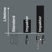 Wera 855/4 IMP DC Impaktor bits SB, PZ 3 x 50 mm - Pack of 5 05073962001, view 6