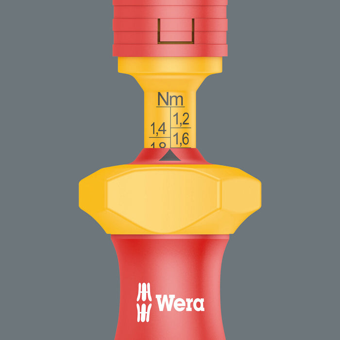 Wera Series 7400 VDE Kraftform adjustable torque handle (0.3-3.5 Nm), 7444 VDE x 1.7-3.5 Nm 05074757001, view 6