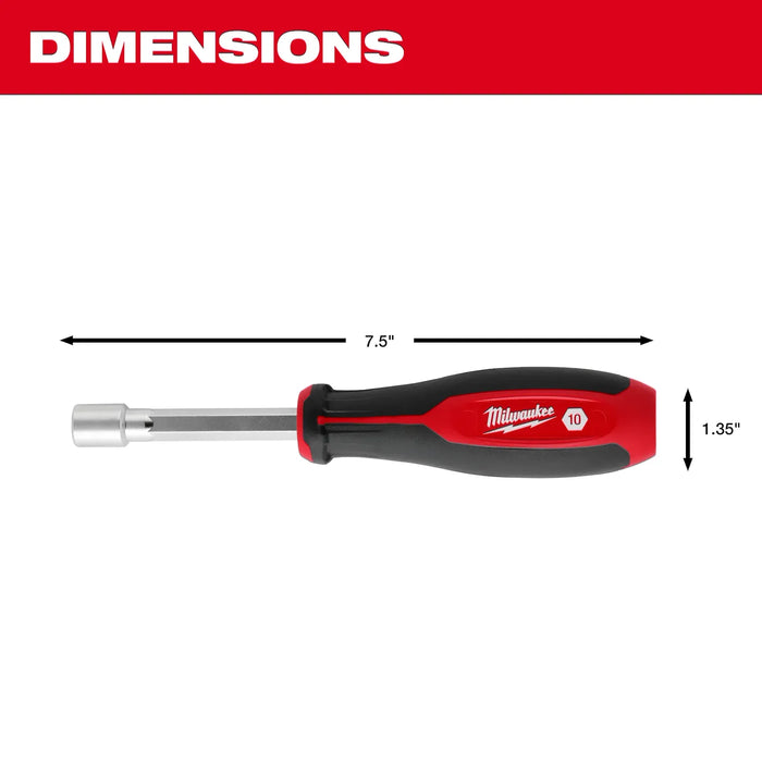Milwaukee 7pc Metric HollowCore™ Magnetic Nut Driver Set 48-22-2548
