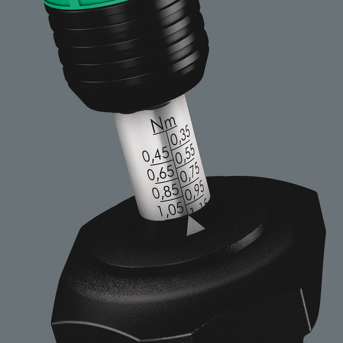 Wera Series 7400 Kraftform adjustable torque screwdrivers (2.5-29.0 in. lbs.) with Rapidaptor quick-release chuck, 7445 x 2.5-11.5 in. lbs. 05074710001, view 6