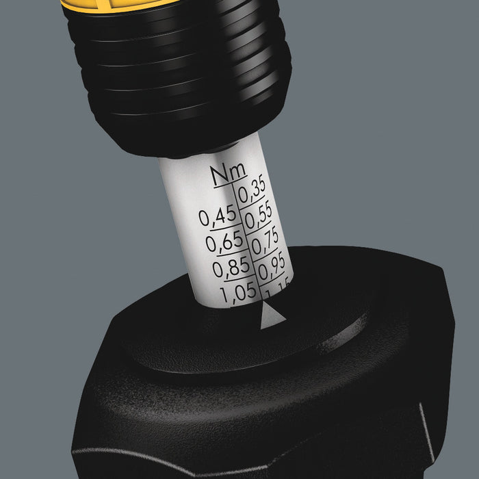 Wera Series 7400 ESD Kraftform adjustable torque screwdrivers (2.5-29.0 in.lbs.) with Rapidaptor quick-release chuck, 7446 ESD x 11-29 in. lbs. 05074734001, view 6
