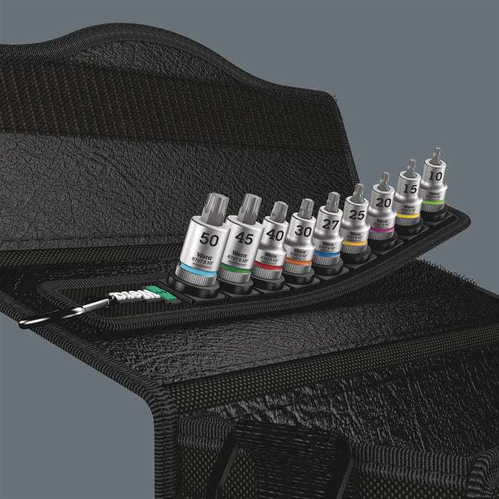 Wera Belt B 3 TORX® HF Zyklop bit socket set with holding function, 3/8" drive, 9 pieces 05003972001, view 8