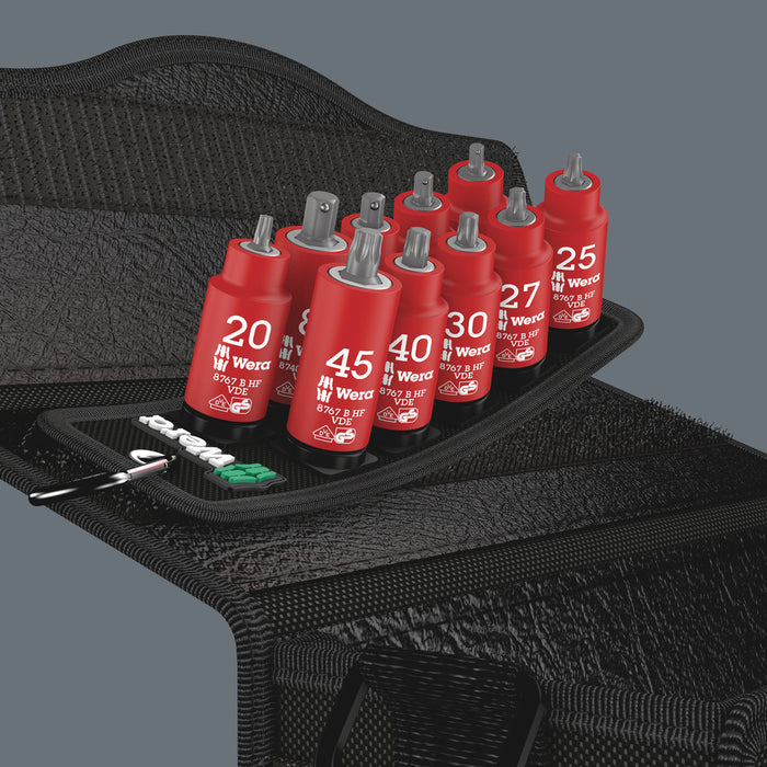 Wera Belt B VDE 1 Zyklop bit socket set TORX® / hexagonal socket with holding function, 3/8" drive, 11 pieces 05004930001, view 10