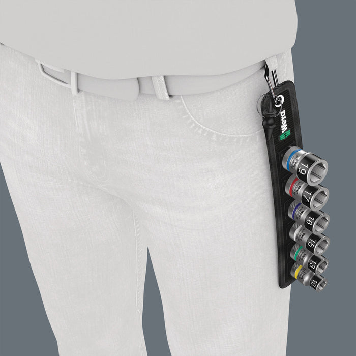 Wera Belt C 1 Zyklop socket set with holding function, 1/2" drive, 7 pieces 05003995001, view 11