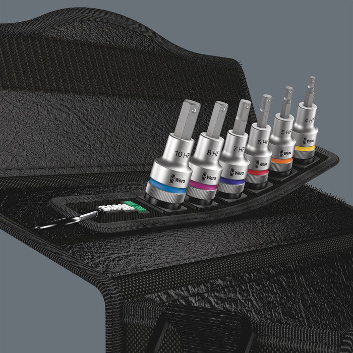 Wera Belt C 2 Zyklop In-Hex-Plus bit socket set with holding function, 1/2" drive, 6 pieces 05003996001, view 8