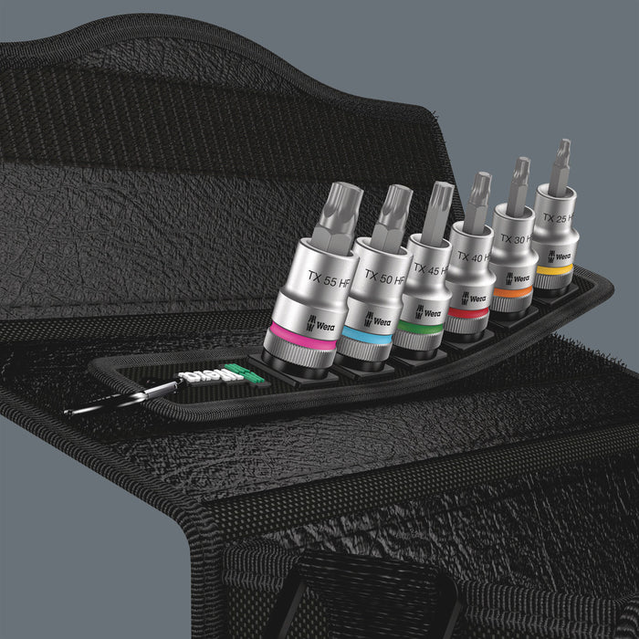Wera Belt C 3 TORX® HF Zyklop bit socket set with holding function, 1/2" drive, 6 pieces 05003997001, view 8