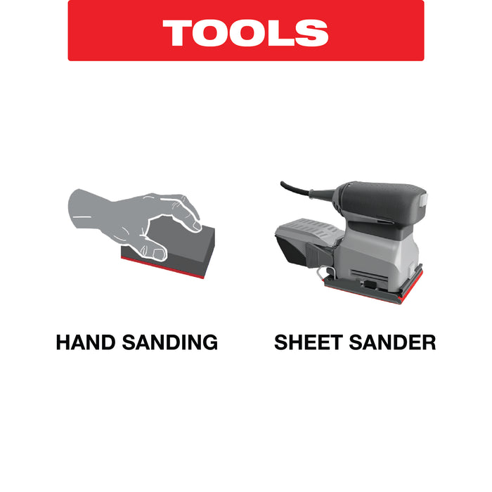 Diablo DND911400H05G 9" x 11" Sand Demon™  400-Grit Reusable Sanding Sheets (5-pk) - Tools image