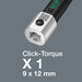 Wera Click-Torque X 1 torque wrench for insert tools, 2.5-25 Nm, 9x12 x 2.5-25 Nm 05075651001, view 3
