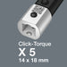Wera Click-Torque X 5 torque wrench for insert tools, 60-300 Nm, 14x18 x 60-300 Nm 05075655001, view 3