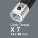 Wera Click-Torque X 7 torque wrench for insert tools, 10-100 Nm, 14x18 x 10-100 Nm 05075657001, view 4