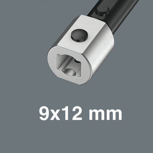 Wera 7774/1 Bit adapter insert, 1/4", 9x12 mm, 9x12 x 1/4" x 42 mm 05078640001, view 2