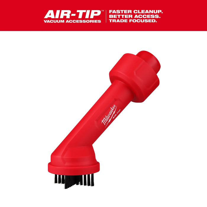 Milwaukee AIR-TIP 1-1/4 in. - 2-1/2 in. Shop Cross Wet/Dry Vac Brush 1 pc 49-90-2035, main product view