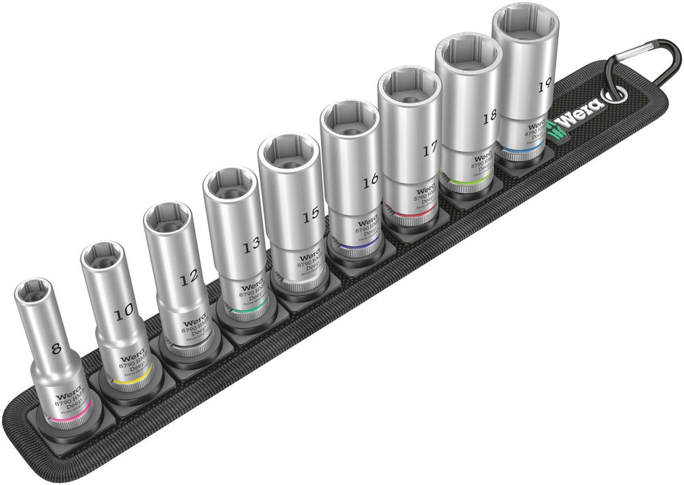 Belt B Deep 1 socket set, 3/8" drive
