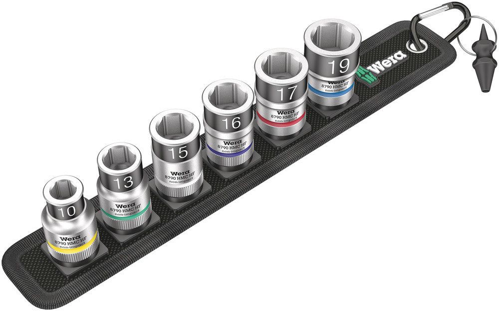 Belt C 1 Zyklop socket set with holding function, 1/2" drive