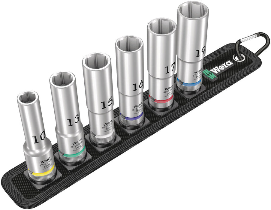 Belt C Deep 1 socket set, 1/2" drive