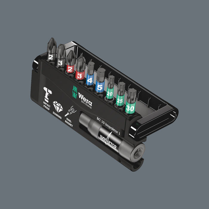 Wera Bit-Check 10 Impaktor 1, 10 pieces 05057680001, view 3