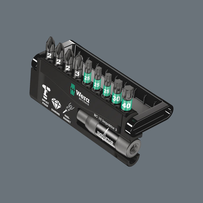 Wera Bit-Check 10 Impaktor 3, 10 pieces 05057683001, view 3