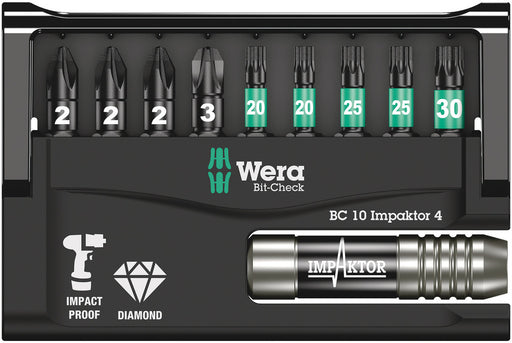 Wera Bit-Check 10 Impaktor 4, 10 pieces 05057417001, view 2