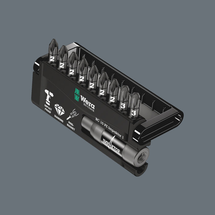 Wera Bit-Check 10 PZ Impaktor 1, 10 pieces 05057684001, view 3