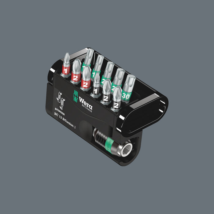 Wera Bit-Check 12 BiTorsion 1 SB, 12 pieces 05136385001, view 3