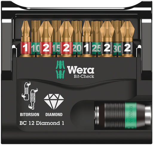 Wera Bit-Check 12 Diamond 1, 12 pieces 05057421001, view 2