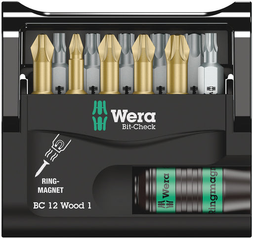Wera Bit-Check 12 Wood 1, 12 pieces 05057423001, view 2