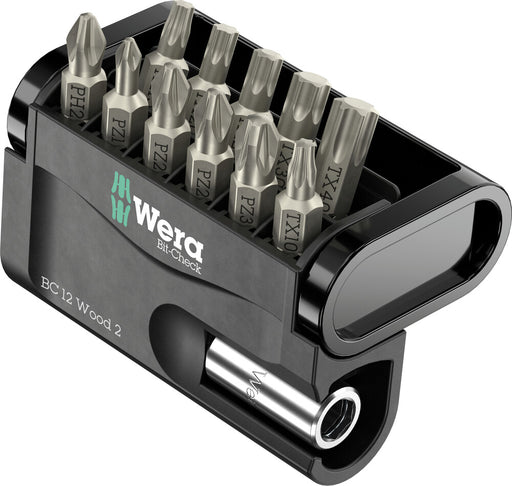 Wera Bit-Check 12 Wood 2 SB, 12 pieces 05136391001, view 2