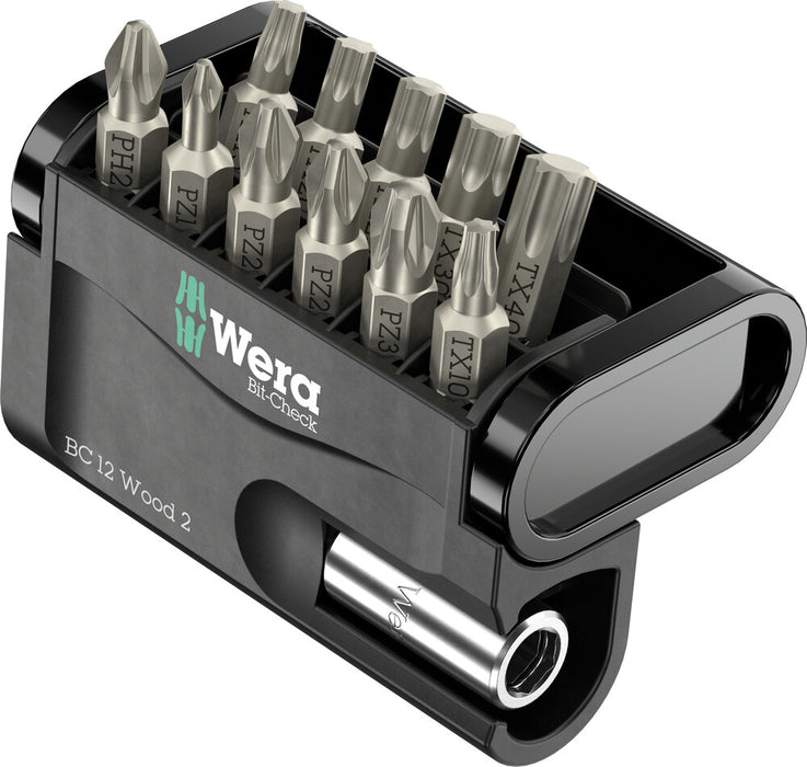 Wera Bit-Check 12 Wood 2 SB, 12 pieces 05136391001, view 2
