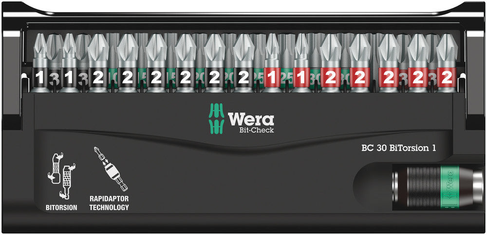 Wera Bit-Check 30 BiTorsion 1, 30 pieces 05057430001, view 2