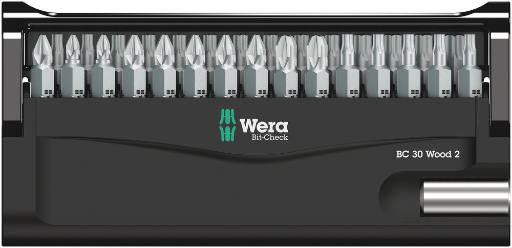 Wera Bit-Check 30 Wood 2 SB, 30 pieces 05057438001, view 2
