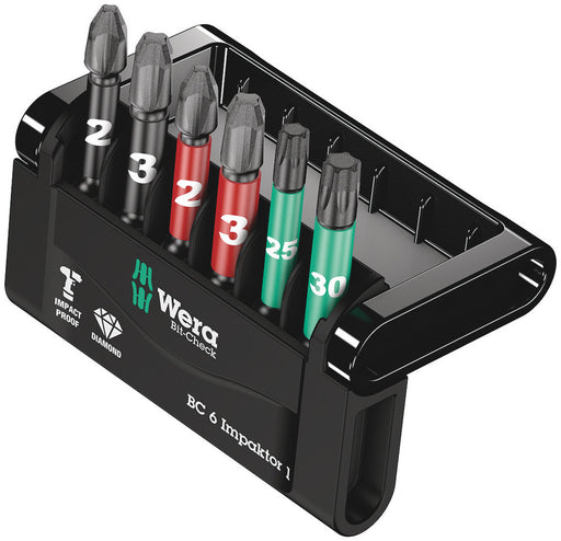 Wera Bit-Check 6 Impaktor 1 SB, 6 pieces 05073890001, view 2