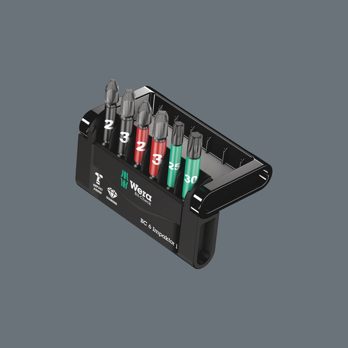 Wera Bit-Check 6 Impaktor 1, 6 pieces 05057695001, view 3