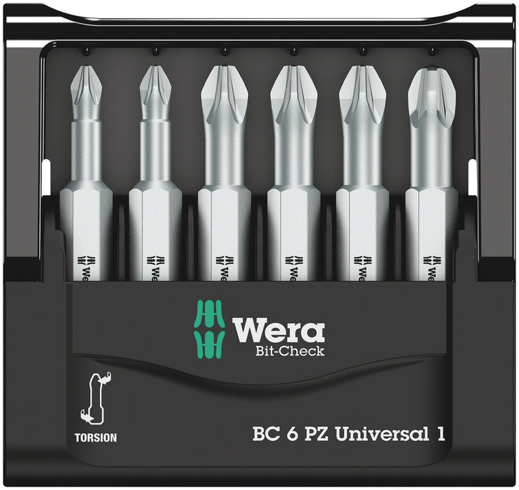 Wera Bit-Check 6 PZ Universal 1, 6 pieces 05056471001, view 2