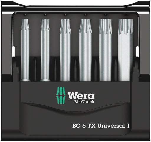 Wera Bit-Check 6 TX Universal 1 SB, 6 pieces 05073637001, view 2